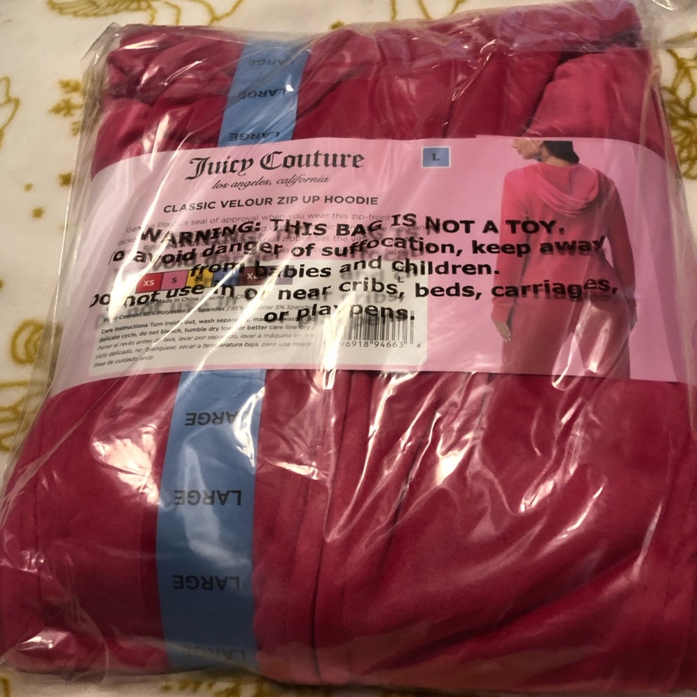 NIB Juicy Couture X Mean Girls Ladies Velour Full Zip Hoodie - Picture 8 of 14